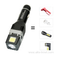 Self Defend Attack Rechargeable Led Flashlight